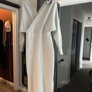 Body con thick knot material dress